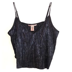 Victoria’s Secret foil top S silver